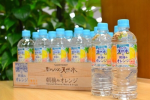 Suntory『南阿尔卑斯的天然水＆朝摘香橙』人气夯的理由