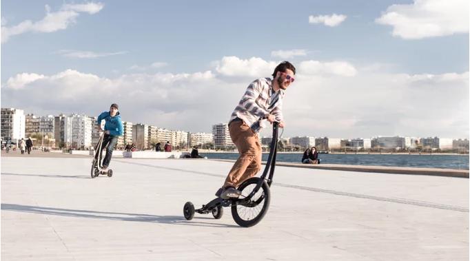 轻巧便携＆流行时尚！  靠平衡感与反射动作驾驭的新潮自行车「Halfbike」