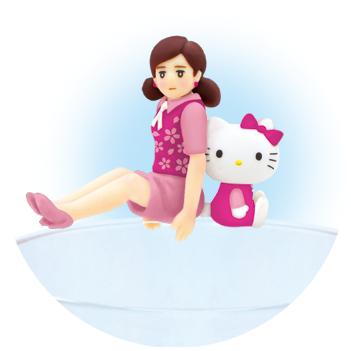 桜色のフチ子とキティが舞い降りる「东京限定 コップのフチ子×ご当地キティ」登场！ 7月8日から先行贩売が始まるよ～!!