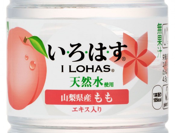 山梨県産の桃エキスが入ってます♪ フレーバーウォーター「い･ろ･は･す もも」が新登场！