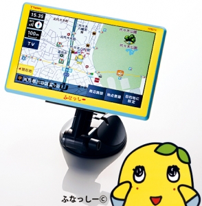 ［ユピテル］ ふなっしー ポータブルカーナビ