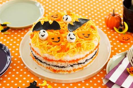 ハロウィンのパーティーに「お寿司」はいかが!? 身近な食材でかわいくデコる「ケーキすし」で、盛り上がっちゃおうっ!!