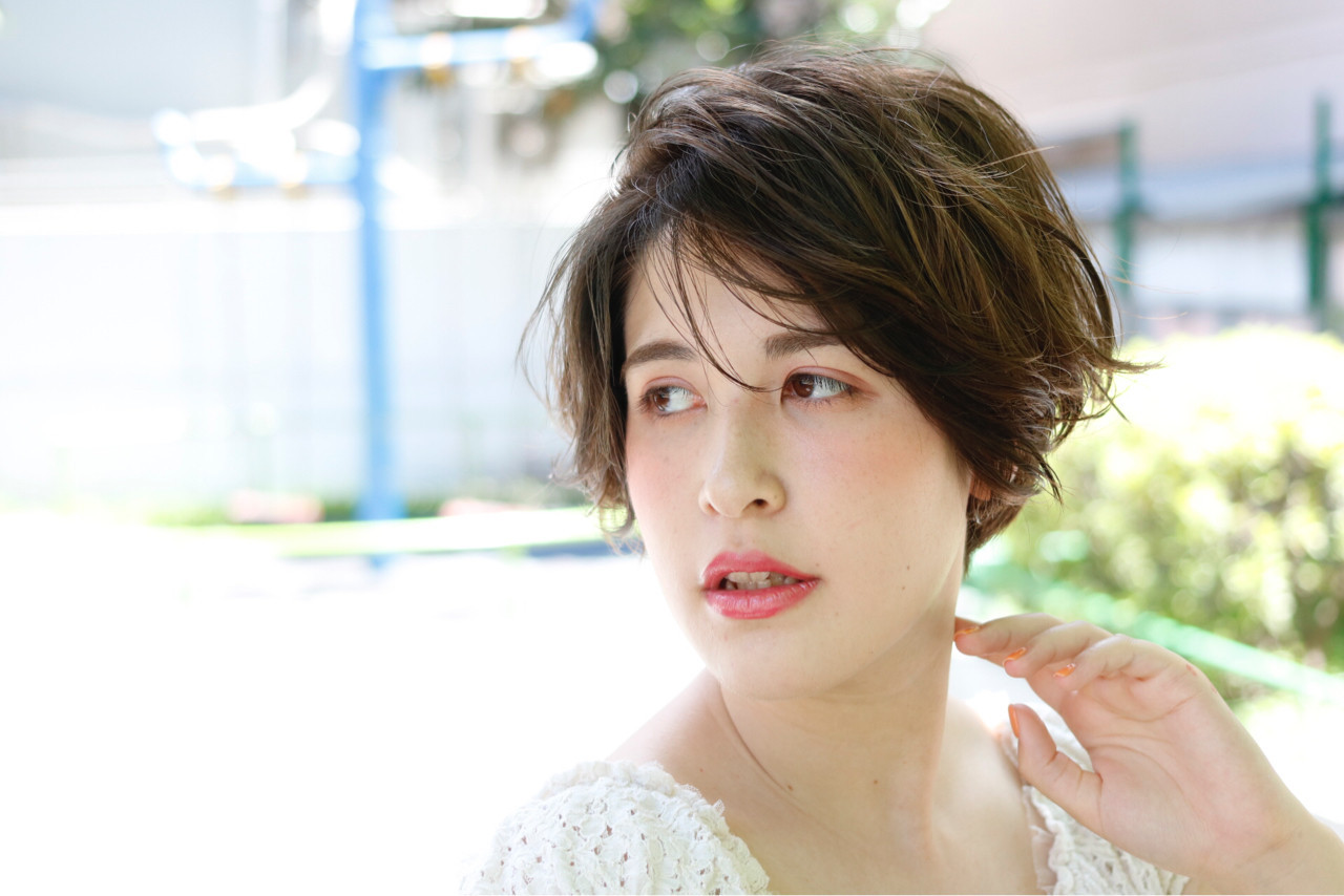 ヌーディな质感でやわらかな印象をプラス！ ☆高桥 真理☆
