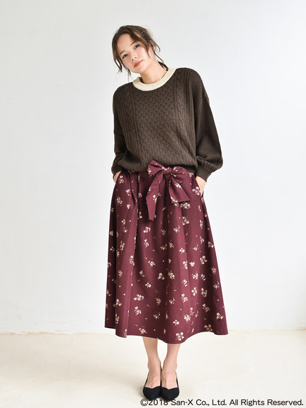 earth music&ecology X Rilakkumaリラックマ15週年纪念商品-茶熊毛衣
