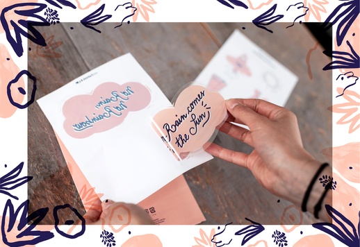 mylittlebox6月雨伞贴纸