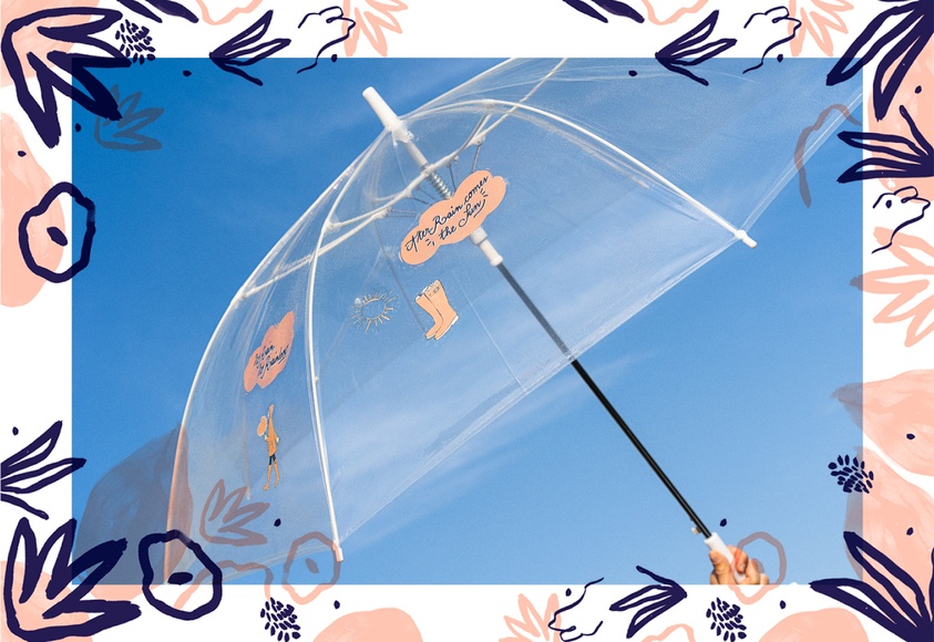 mylittlebox6月雨伞贴纸