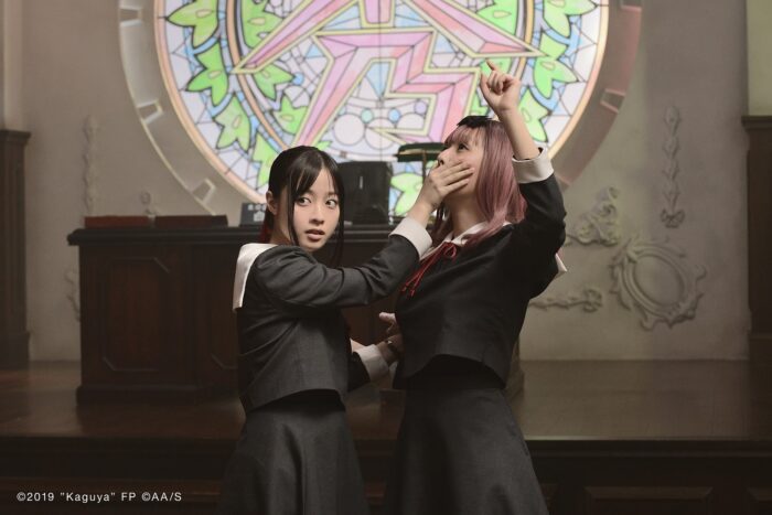 辉夜姬想让人告白 桥本环奈 斗嘴