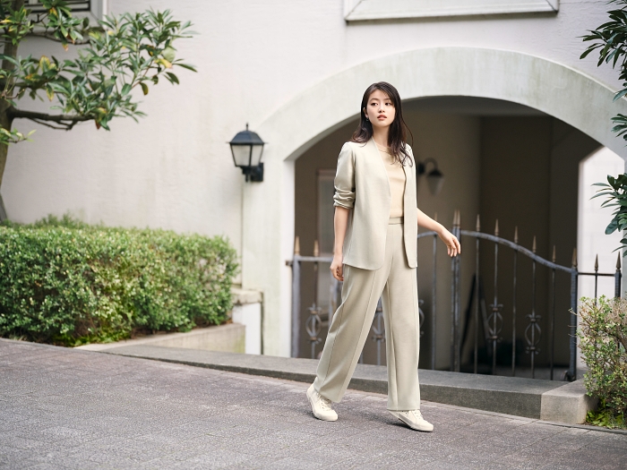 女装 弹性双面织纹外套